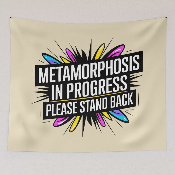 Item preview, Metamorphosis in Progress Empowering Quote designed and sold by Bliss Find And Design.