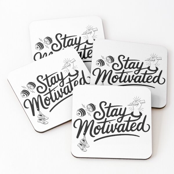 Item preview, stay motivated designed and sold by gropiuslab.