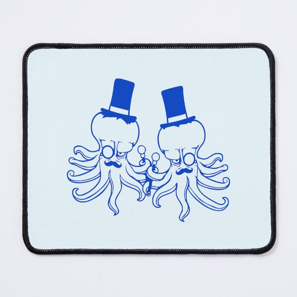 Item preview, 2 octopus sir hat monocle glasses two rich friends designed and sold by shirt-o-mat.