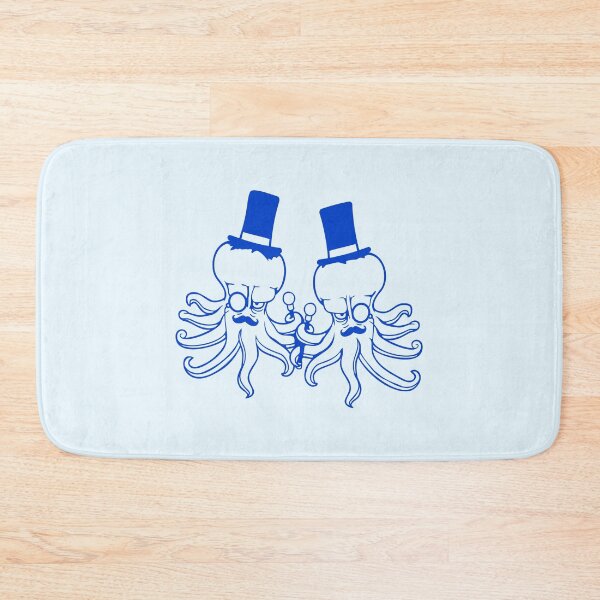 Item preview, 2 octopus sir hat monocle glasses two rich friends designed and sold by shirt-o-mat.