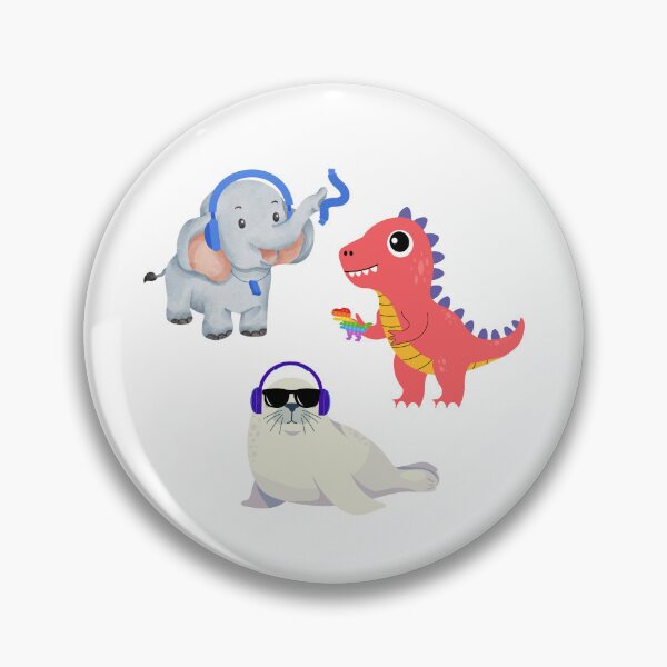 Item preview, Sensory Animals Sticker Pack - SLP, SPED, OT, PT, Neurodiversity, Autism designed and sold by slpallday.