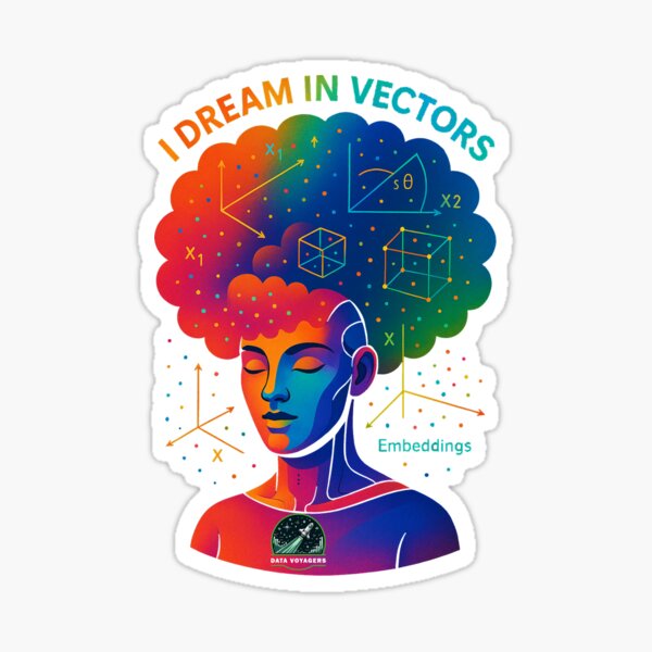 I Dream in Vectors Sticker