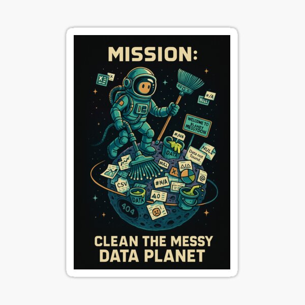 T-Shirt Clean the Data Planet Sticker