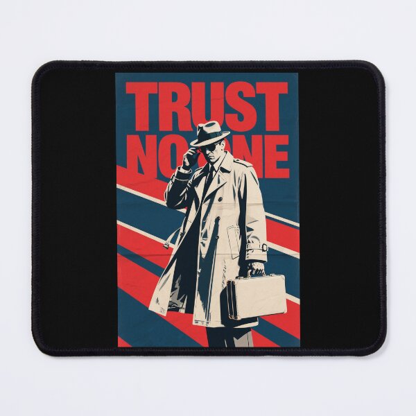 Item preview, Trust No One – Retro Secret Agent Hope Style designed and sold by HoopeStylee.