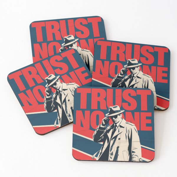 Item preview, Trust No One – Retro Secret Agent Hope Style  designed and sold by HoopeStylee.