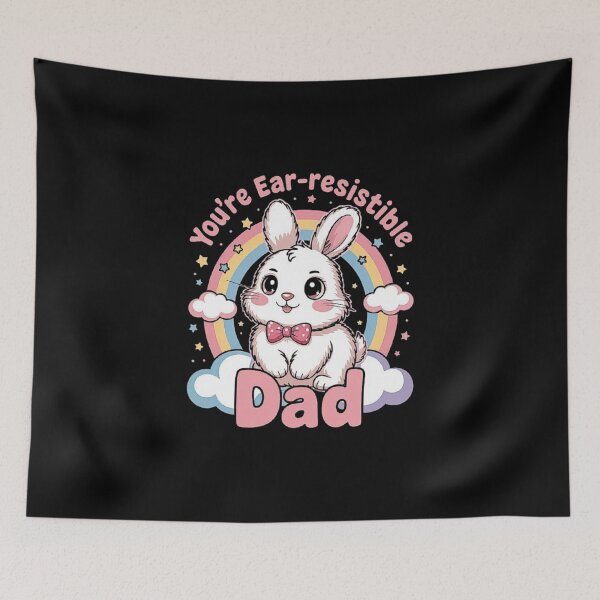 Item preview, You’re Ear-resistible Dad – Cute Bunny Father’s Day Design designed and sold by love3617.