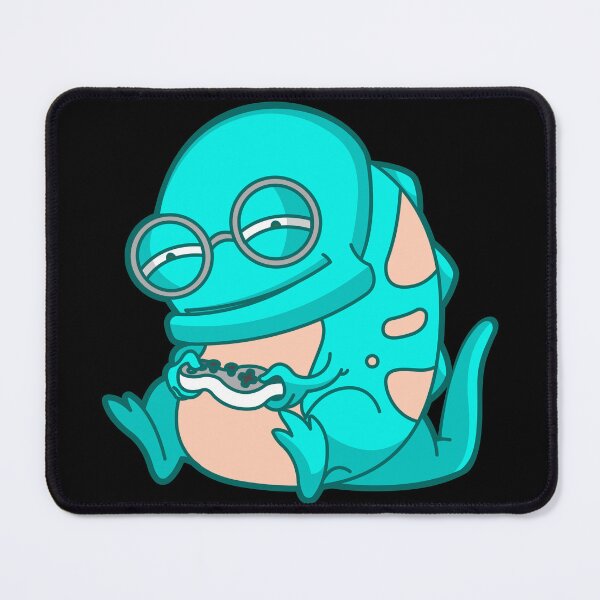 Item preview, Cute Gamer - Chameleon Cartoon Playing Video Games designed and sold by wendymariemedia.