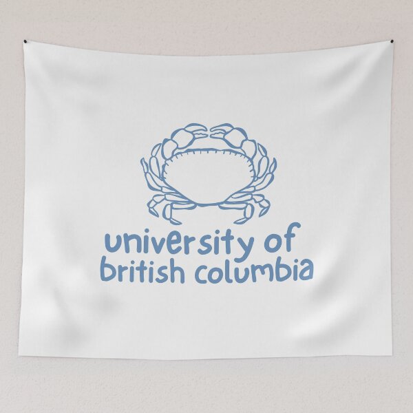 Item preview, blue coastal aesthetic crab - university of British Columbia  designed and sold by jessicaleah15.