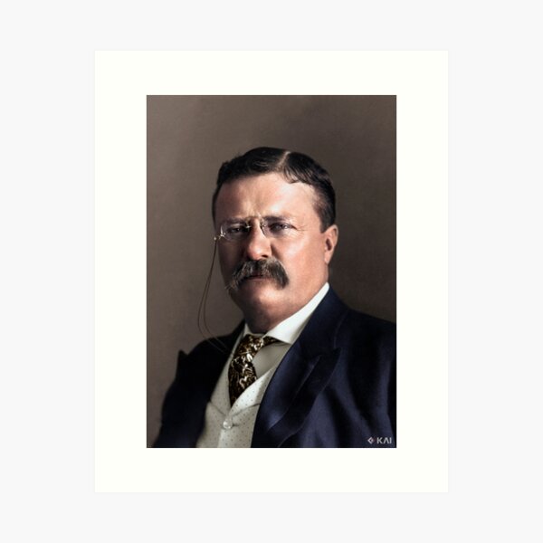 Item preview, President Theodore Roosevelt, 1904 colorized designed and sold by KAI-Studio.