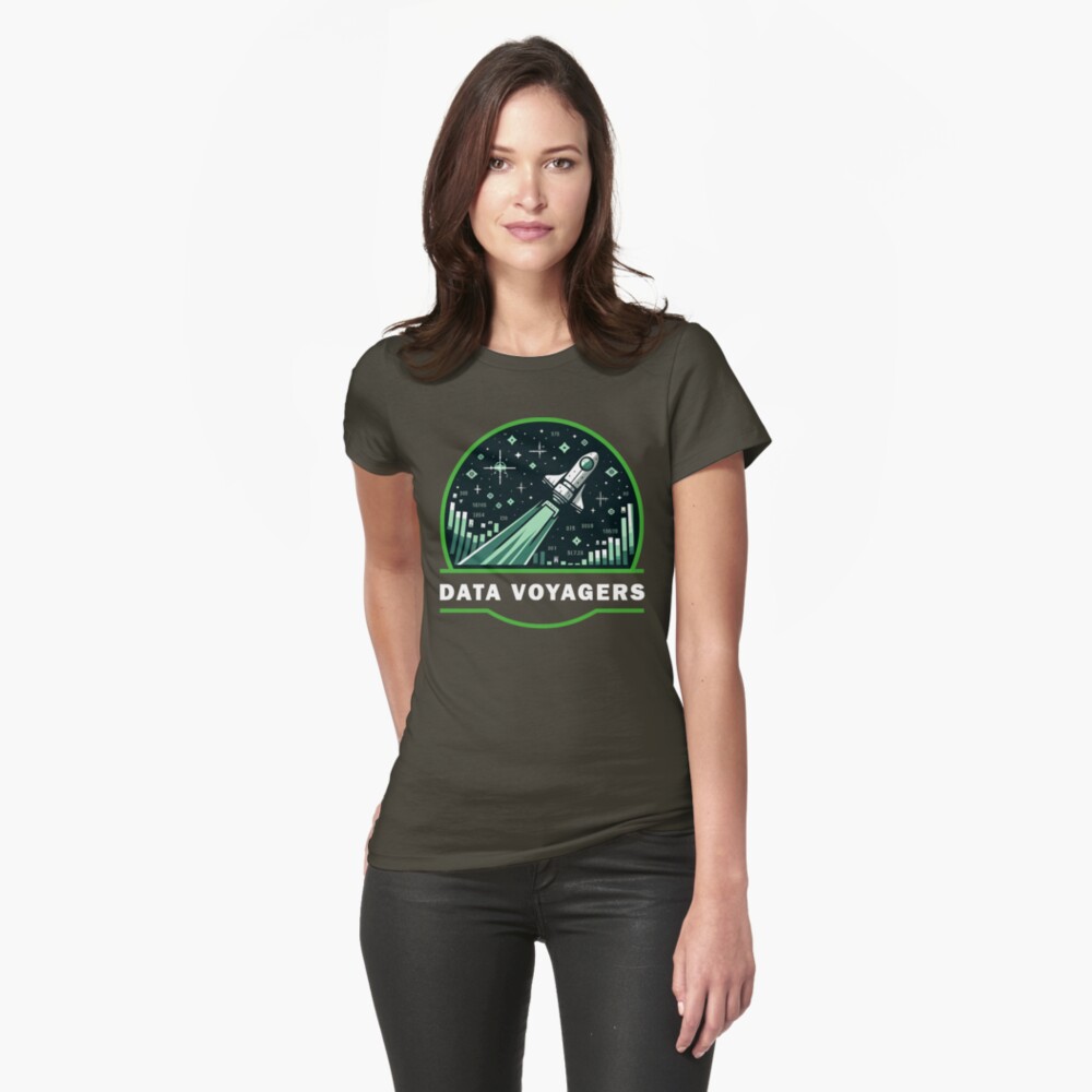 Item preview, Fitted T-Shirt designed and sold by DataVoyagers.