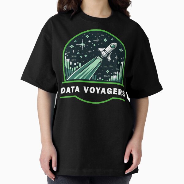 Data Voyagers Clothing Dark Shirt Oversized T-Shirt