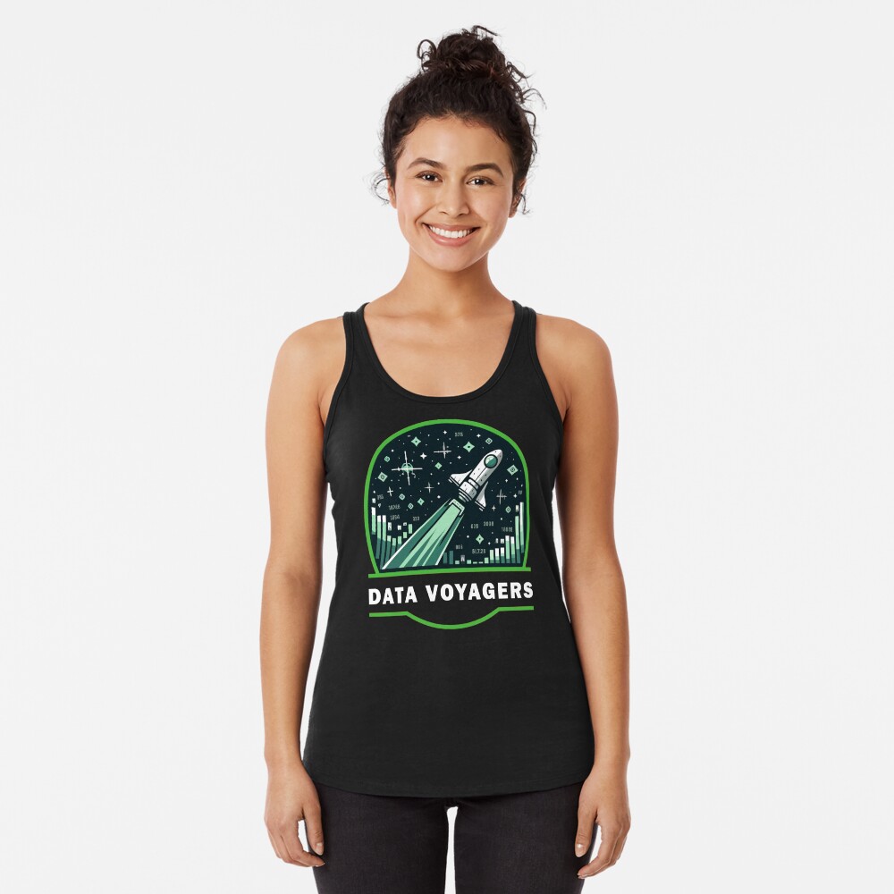 Item preview, Racerback Tank Top designed and sold by DataVoyagers.