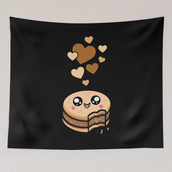 Item preview, Kawaii Alfajor With Hearts designed and sold by eternallygifted.