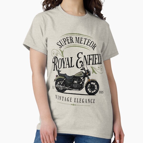 Vista previa del artículo con la obra «Elegancia vintage ROYAL ENFIELD SUPER METEOR 650», diseñado y vendido por monsalve-autos.