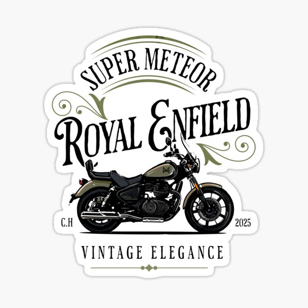 Item preview, vintage elegance ROYAL ENFIELD SUPER METEOR 650 designed and sold by monsalve-autos.