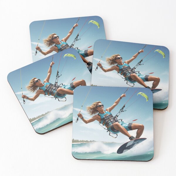 Item preview, Blonde woman performing freestyle kateboarding designed and sold by MerlinWear.