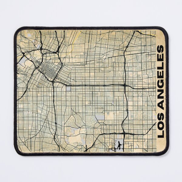 Item preview, Vintage Los Angeles Map Design designed and sold by WanderingLife.