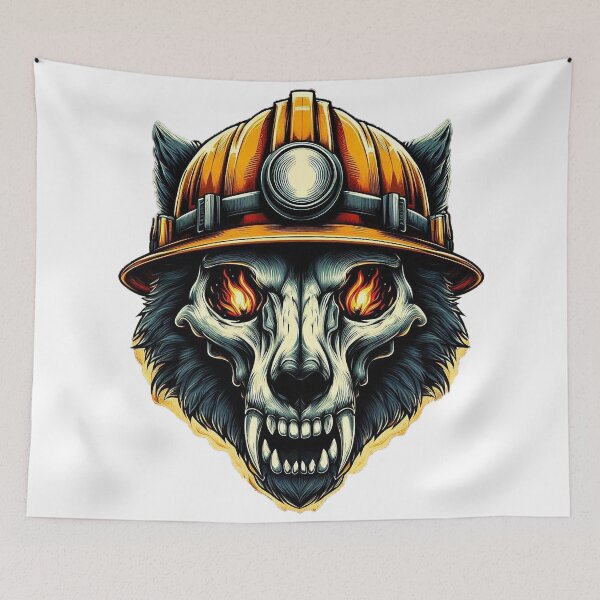 Item preview, Hound of the Drilling Flame designed and sold by nikkolaus.