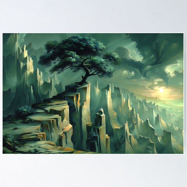 Item preview, Solitary Ascent: A Whispering Vista designed and sold by bloorose.