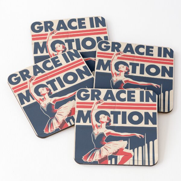 Item preview, Grace In Motion – Retro Ballerina Hope Style Propaganda designed and sold by HoopeStylee.