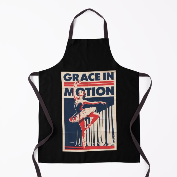 Item preview, Grace In Motion – Retro Ballerina Hope Style Propaganda designed and sold by HoopeStylee.