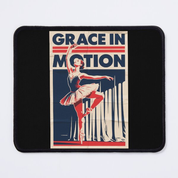 Item preview, Grace In Motion – Retro Ballerina Hope Style Propaganda designed and sold by HoopeStylee.