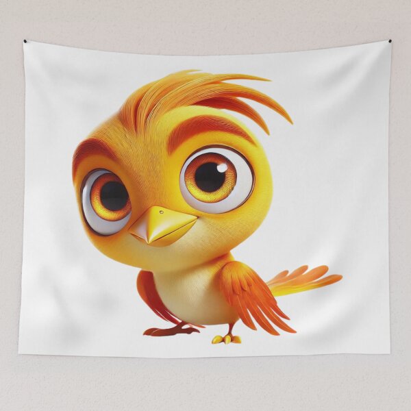Item preview, Adorable Orange Tanager designed and sold by Sillytoe.