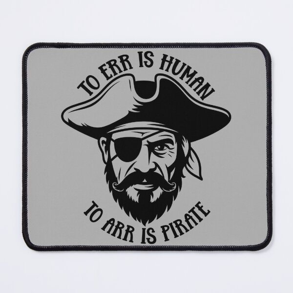 Item preview, To Err Is Human; To Arr Is Pirate designed and sold by theartfulaspie.