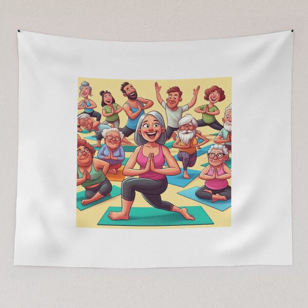 Item preview, Yoga session for seniors designed and sold by PandoraCastle.