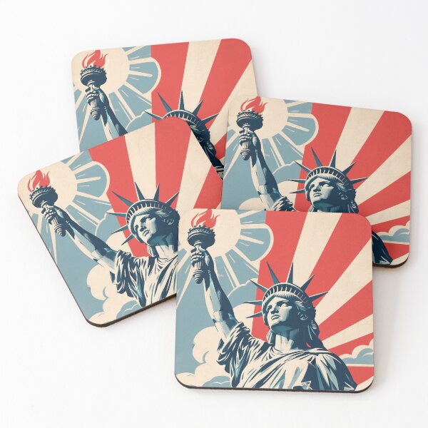 Item preview, Defend Freedom – Lady Liberty Hope Style Propaganda New York designed and sold by HoopeStylee.
