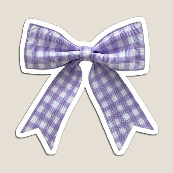 Item preview, Purple Gingham Bow designed and sold by GwenSnow.