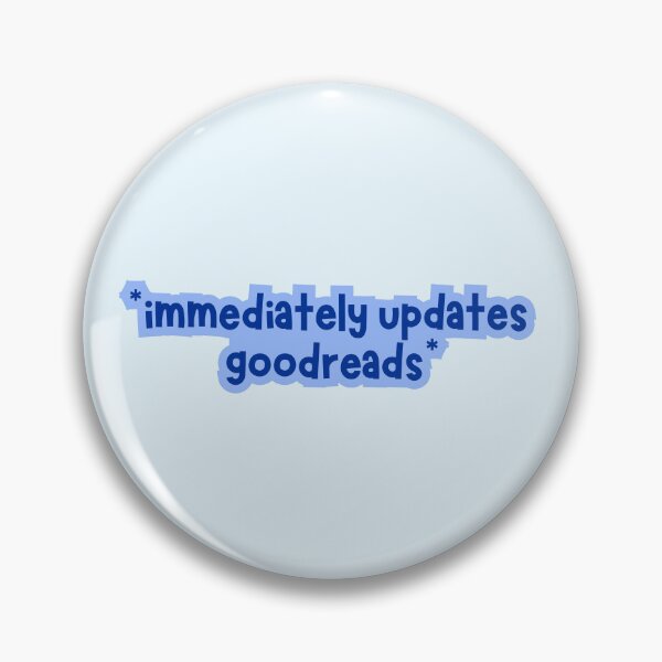 Item preview, immediately updates  goodreads - blue designed and sold by Neadoodles.