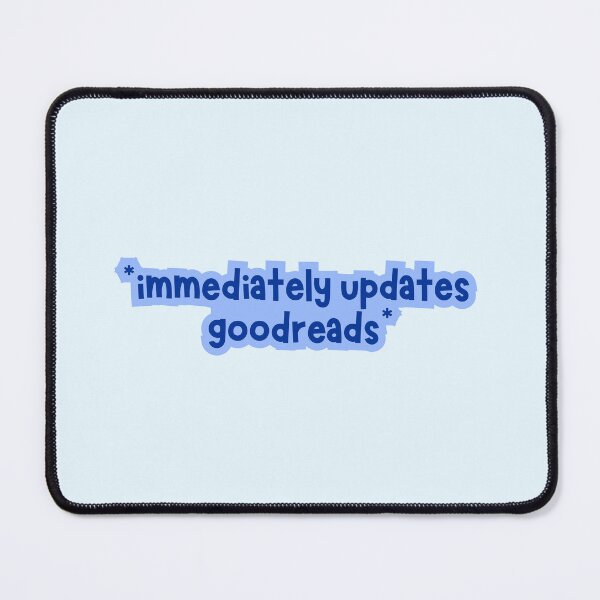 Item preview, immediately updates  goodreads - blue designed and sold by Neadoodles.