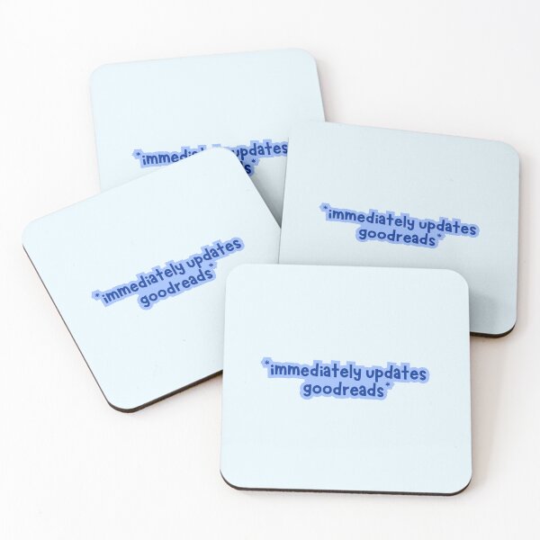 Item preview, immediately updates  goodreads - blue designed and sold by Neadoodles.