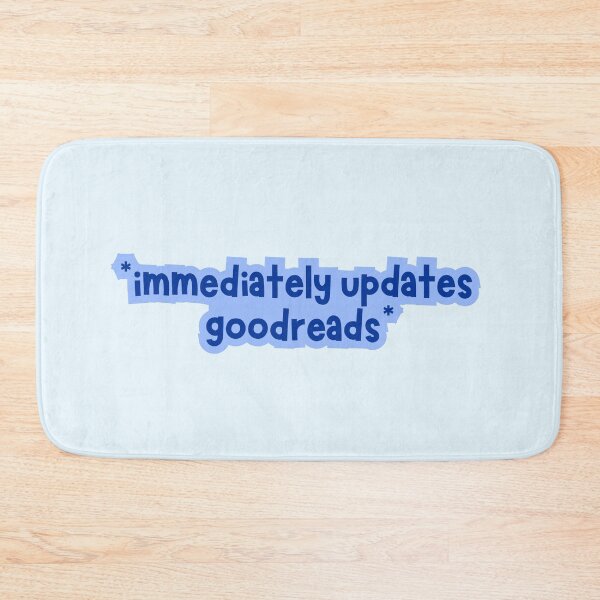 Item preview, immediately updates  goodreads - blue designed and sold by Neadoodles.