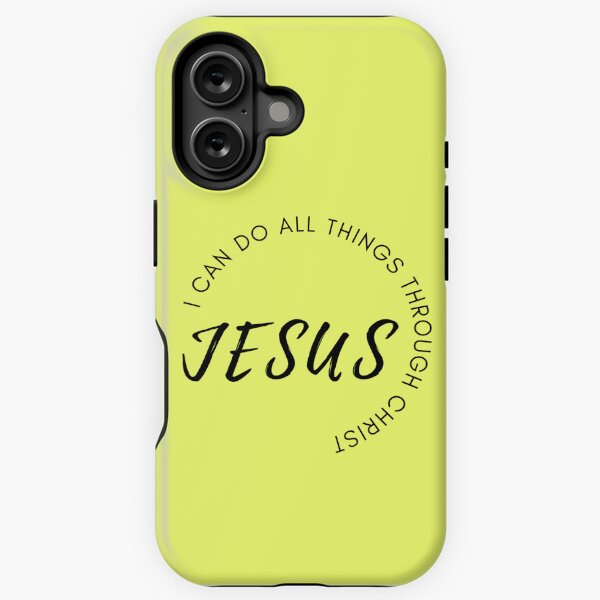 Item preview, I can do all things through Christ spiritual inspirational design designed and sold by CreovateShop.