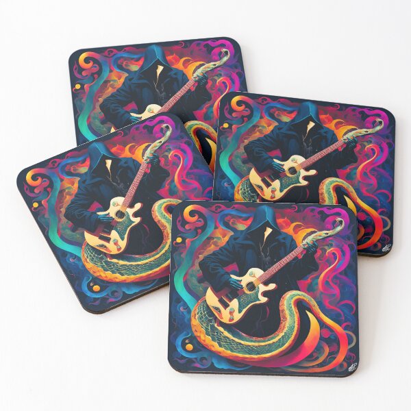 Item preview, Shadowman Plays Snake-Guitar // Venom Meets Poison designed and sold by Atarac.