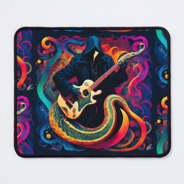 Item preview, Shadowman Plays Snake-Guitar // Venom Meets Poison designed and sold by Atarac.