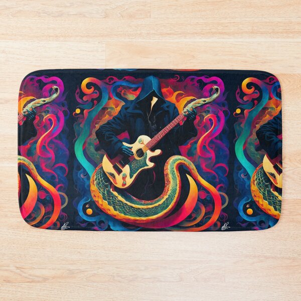 Item preview, Shadowman Plays Snake-Guitar // Venom Meets Poison designed and sold by Atarac.