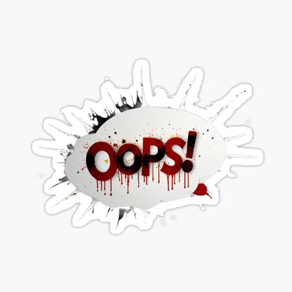 Item preview, Splash of paint: OOPS! designed and sold by Nadia Russ Design.