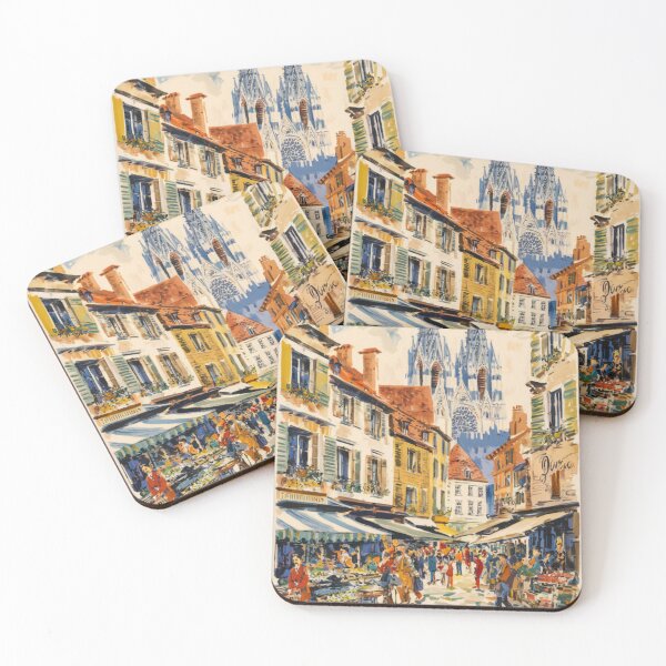 Item preview, Artistic Cityscape of Vibrant Dijon  designed and sold by CARRAANN.
