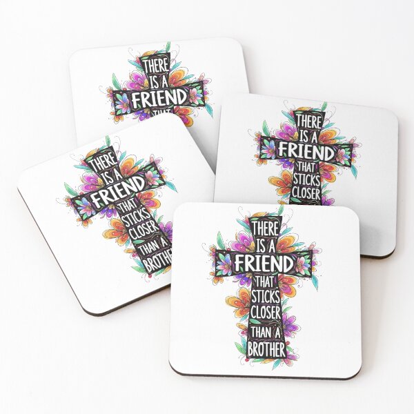 Item preview, THERE IS A FRIEND THAT STICKS CLOSER THAN A BROTHER designed and sold by Faithloveshop.