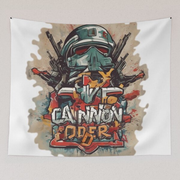 Item preview, Cannon Fodder Graffiti designed and sold by XirmanJohnson.