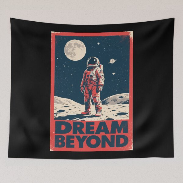 Item preview, Dream Beyond – Astronaut Hope Style Space 80s  designed and sold by HoopeStylee.