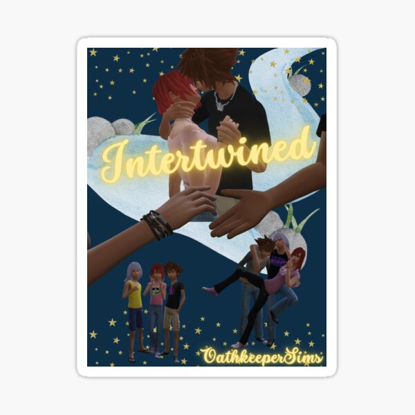 Vista previa del artículo con la obra «Entrelazados {Póster de la serie de YouTube}», diseñado y vendido por OathkeeperSims.