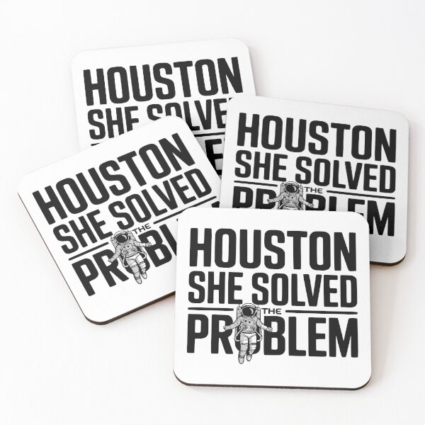Item preview, Houston She Solved the Problem designed and sold by Bliss Find And Design.