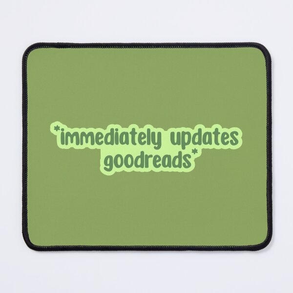 Item preview, immediately updates  goodreads - green designed and sold by Neadoodles.
