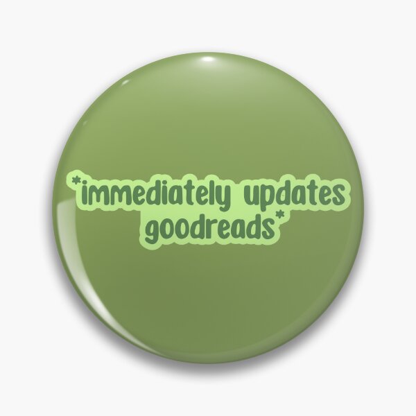 Item preview, immediately updates  goodreads - green designed and sold by Neadoodles.
