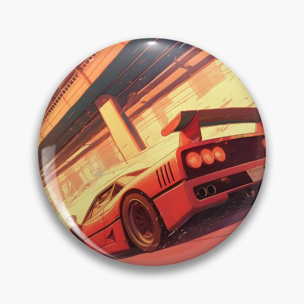 Item preview, sports car going fast designed and sold by ImpulseVerse.