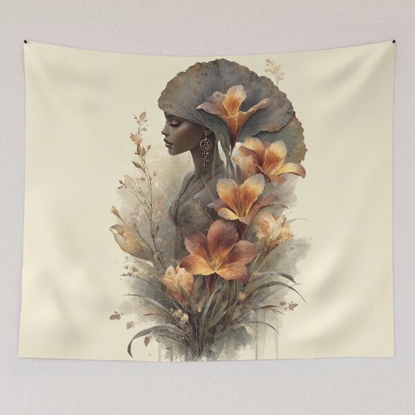 Item preview, Floral Serenity: An Earthy Bloom designed and sold by bloorose.